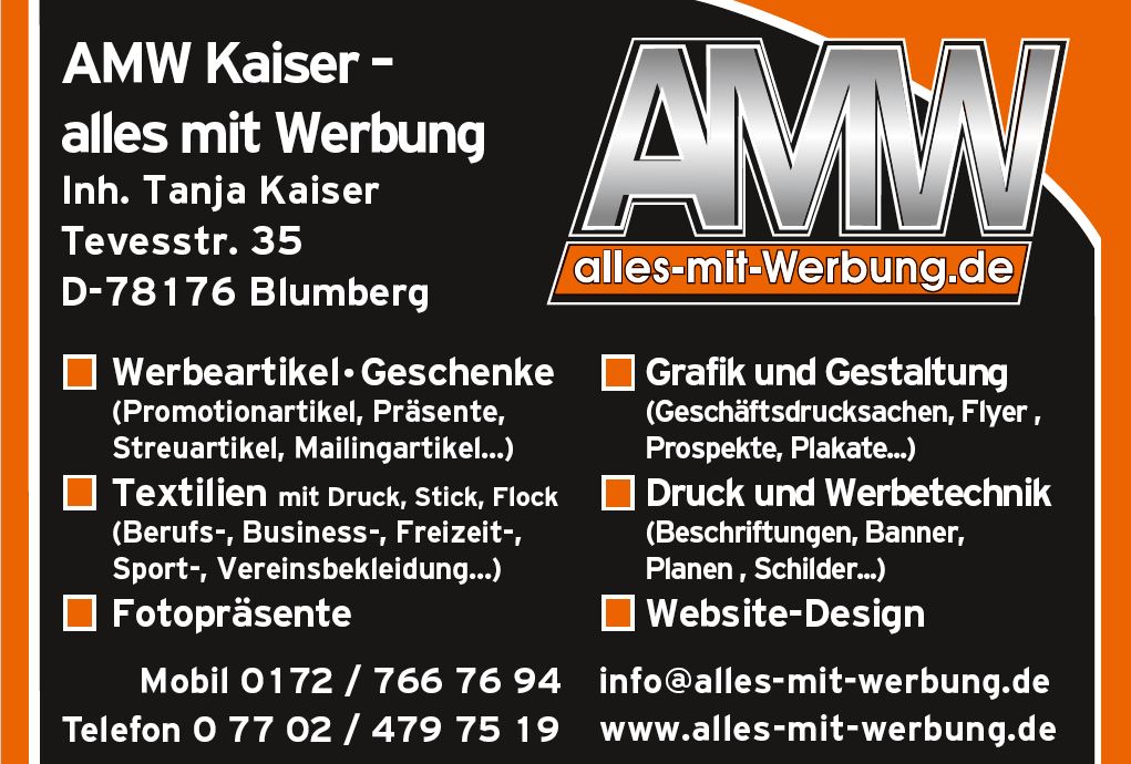 Anzeige AMW