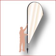 Fahnen-Beachflags-Fahnenhalterung